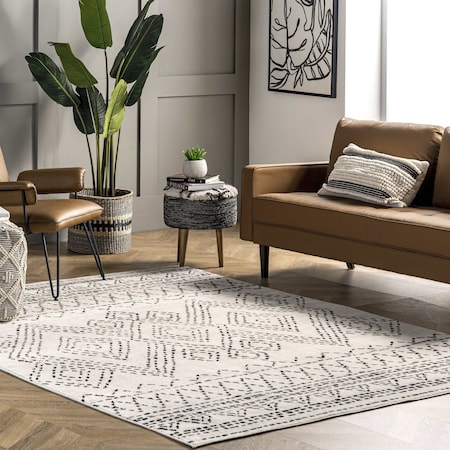 Nuloom Olivia Transitional Moroccan Area Rug 4ft x 6ft ECRK16A-406
